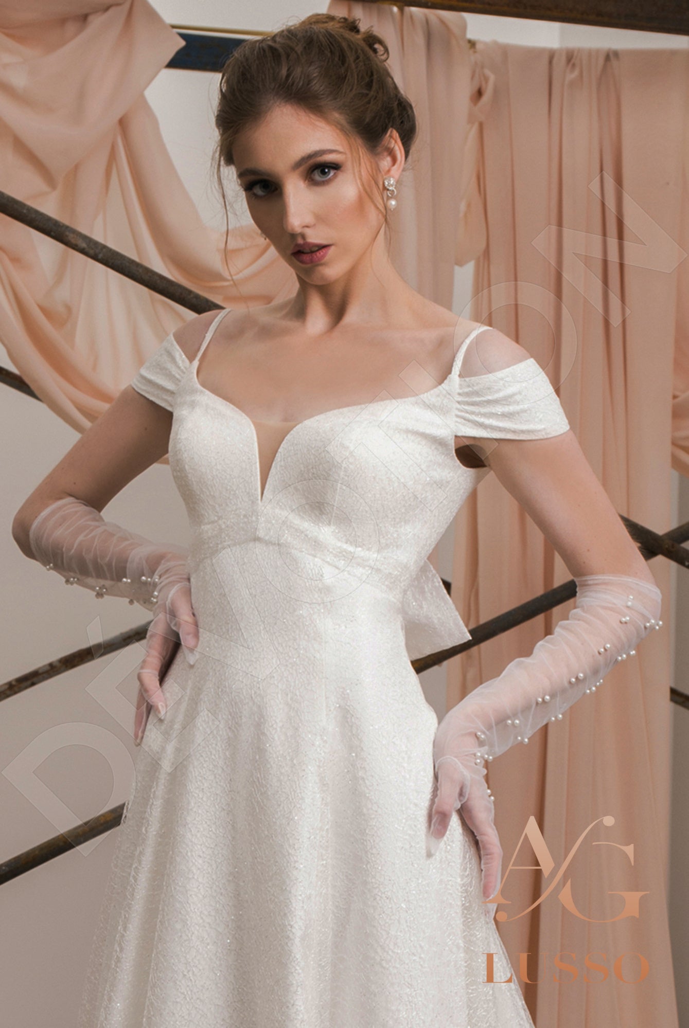 Shine Emilla A-line Sweetheart LightMilk Wedding dress