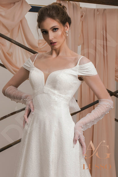 Shine Emilla Open back A-line Straps Wedding Dress 2