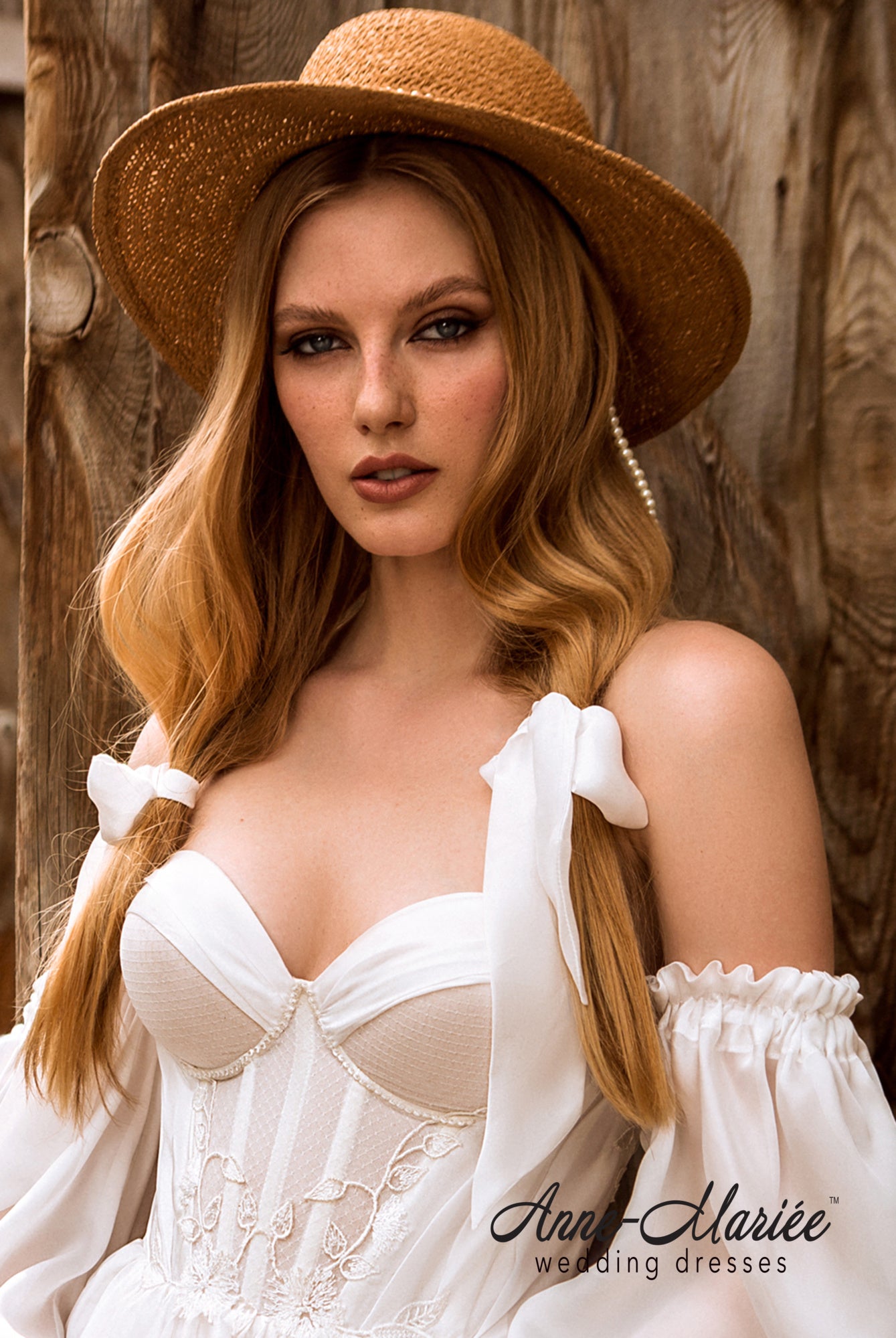 Nelly A-line Sweetheart Ivory Wedding dress