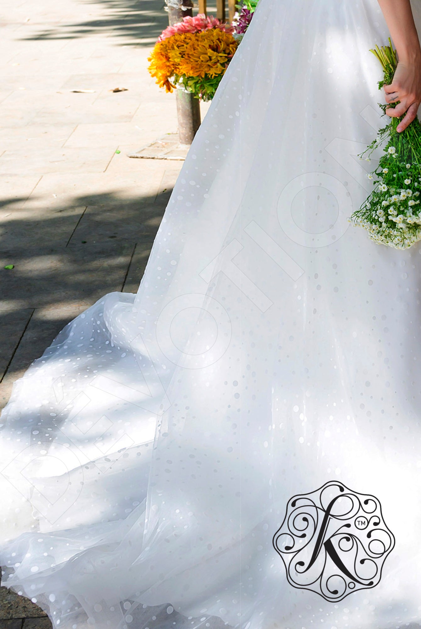 Margred A-line Illusion OffWhite Wedding dress