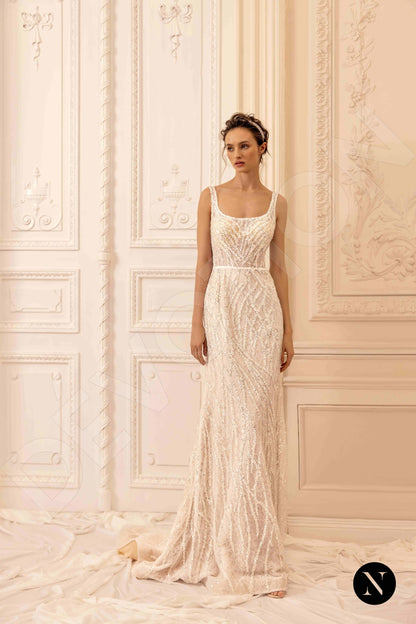 Rachel Open back A-line Straps Wedding Dress 8