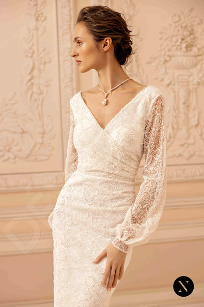 Selena Open back Trumpet/Mermaid Long sleeve Wedding Dress 2