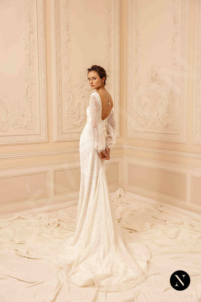 Selena Open back Trumpet/Mermaid Long sleeve Wedding Dress 6