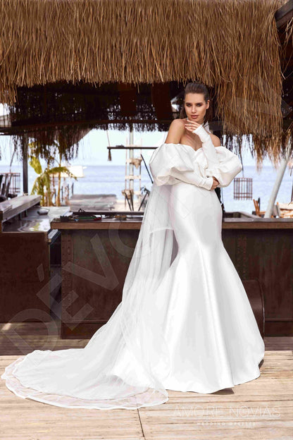 Steph Open back Trumpet/Mermaid Strapless Wedding Dress 8