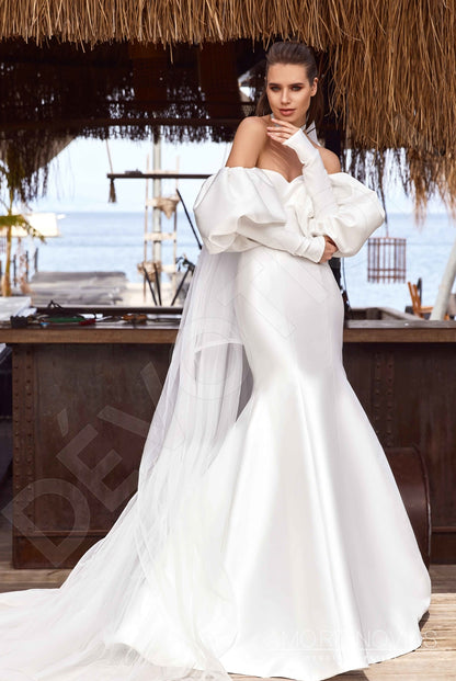 Steph Open back Trumpet/Mermaid Strapless Wedding Dress 5