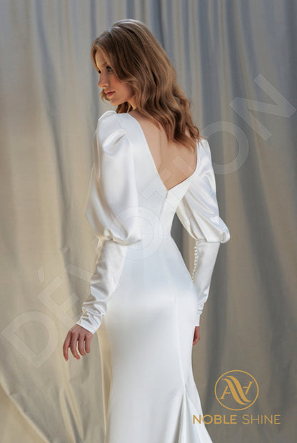 Kaelea Open back Trumpet/Mermaid Long sleeve Wedding Dress 4