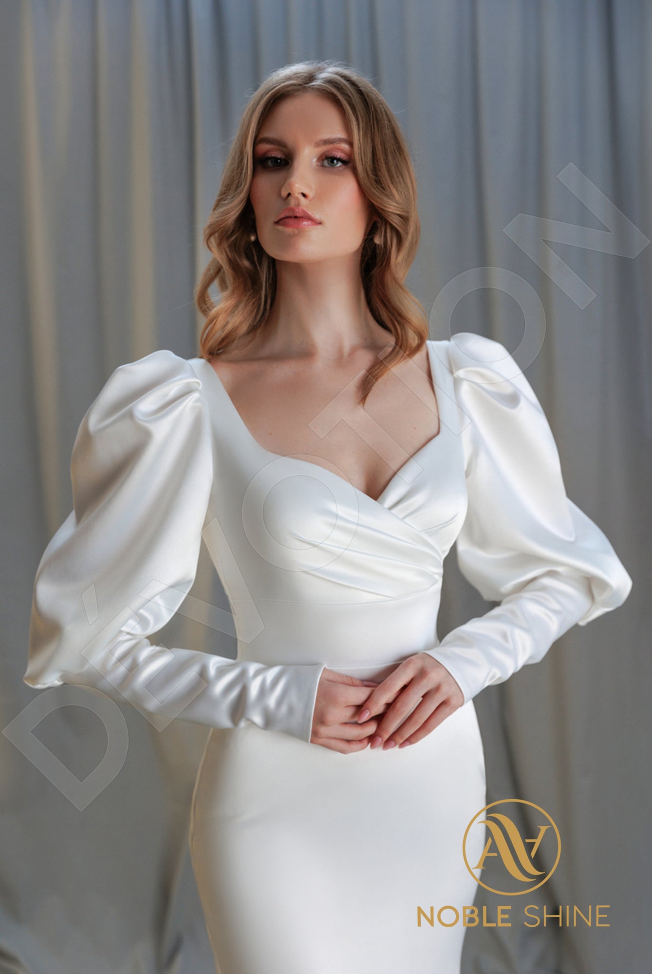 Kaelea Trumpet/Mermaid Sweetheart Milk Wedding dress