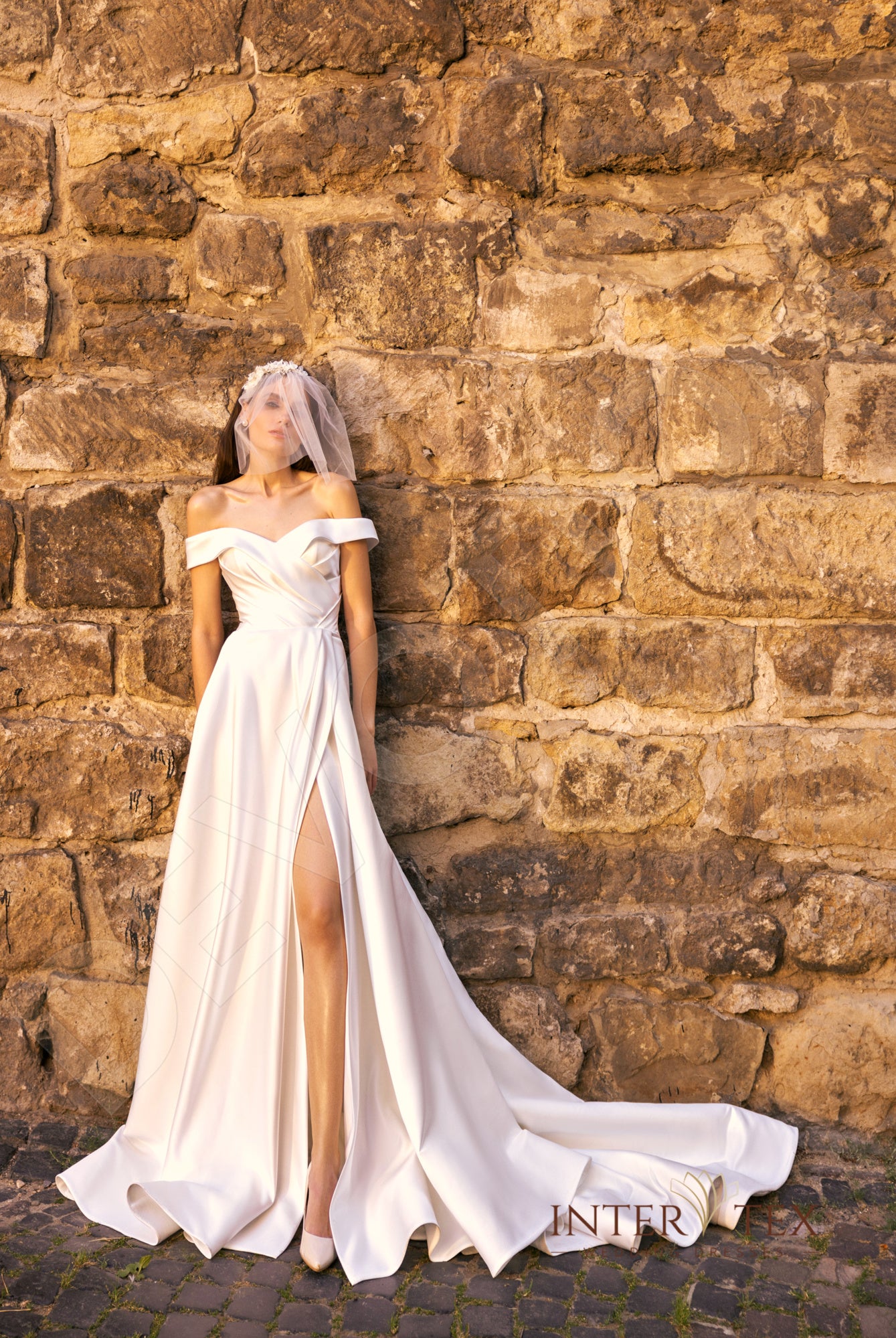 Deidr A-line Sweetheart Milk Wedding dress