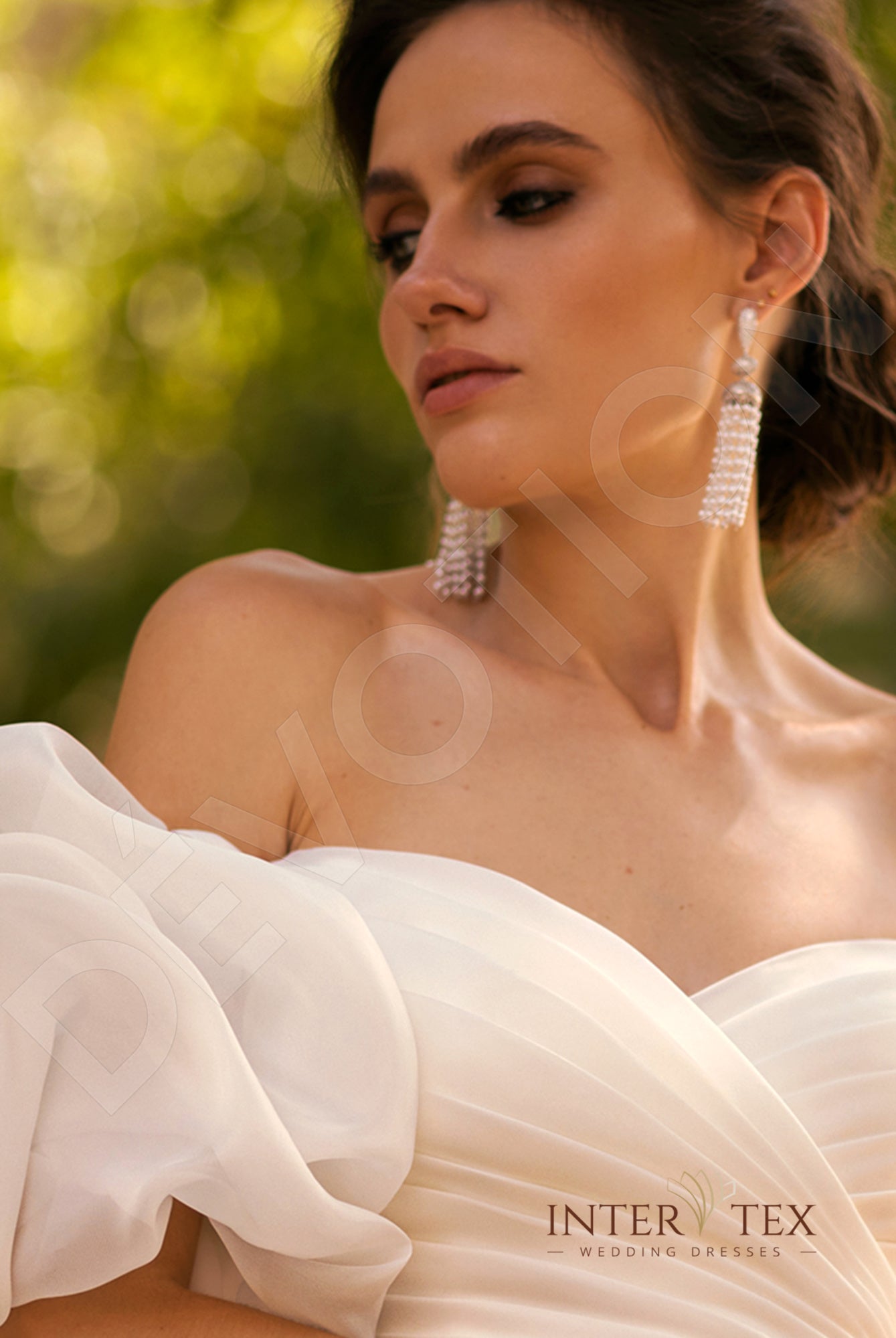 Delaney Trumpet/Mermaid Sweetheart Milk Wedding dress