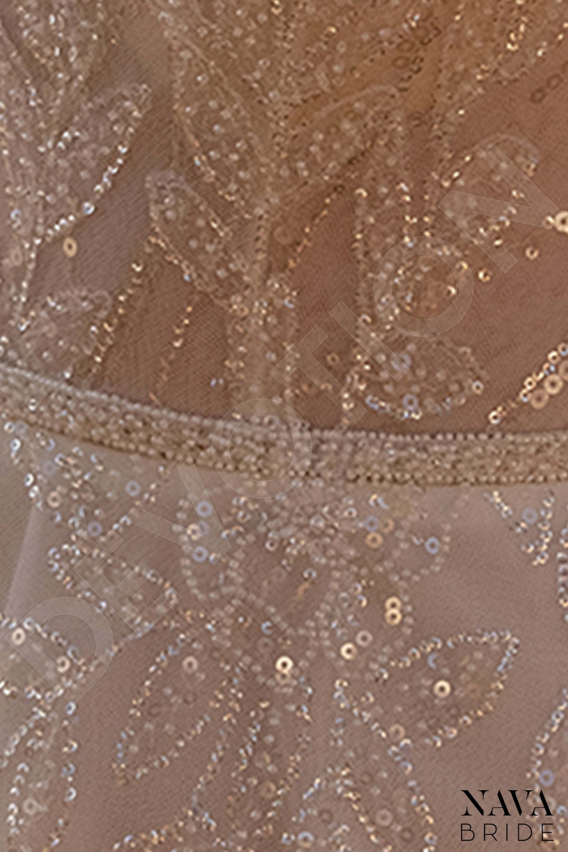 Ariana A-line Scoop Milk Wedding dress