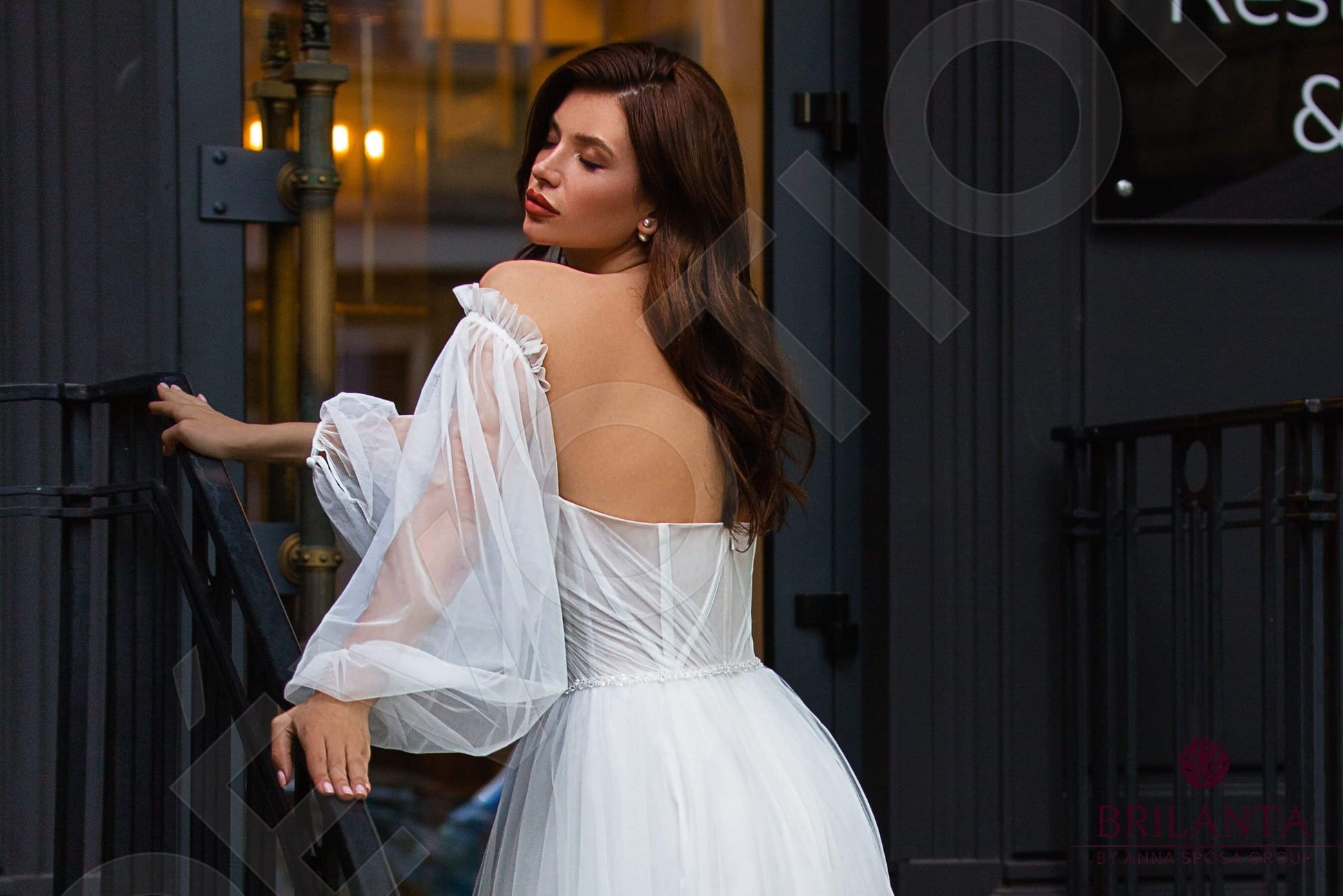 Romi A-line Sweetheart Milk Wedding dress