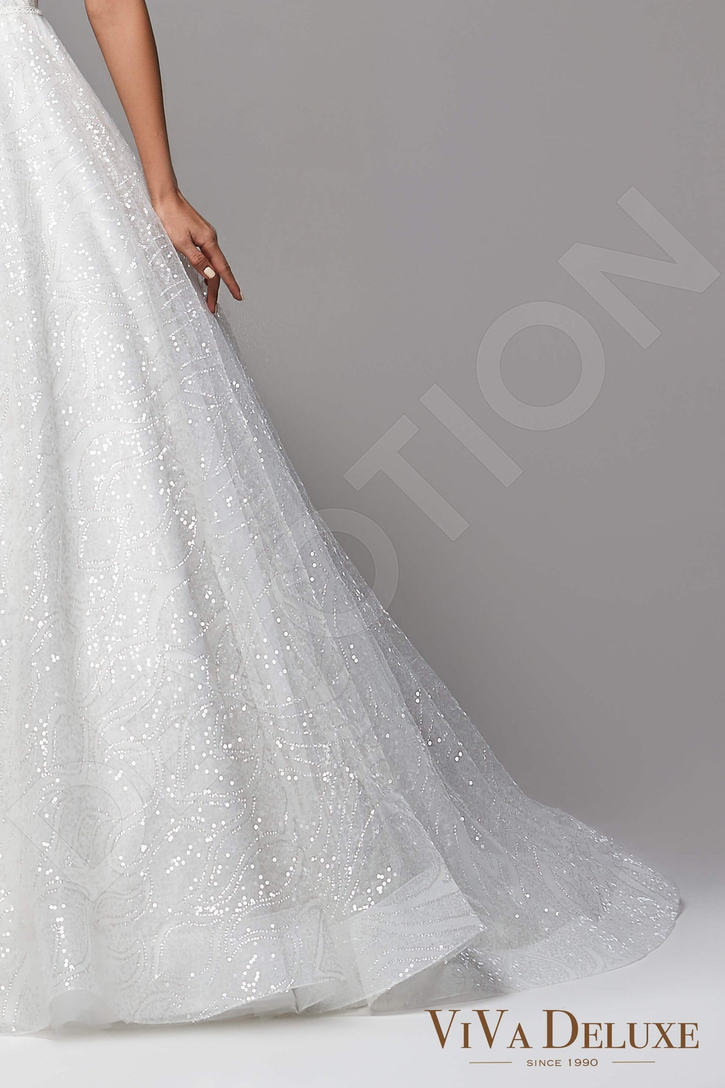 Emerie Open back Princess/Ball Gown Sleeveless Wedding Dress 4