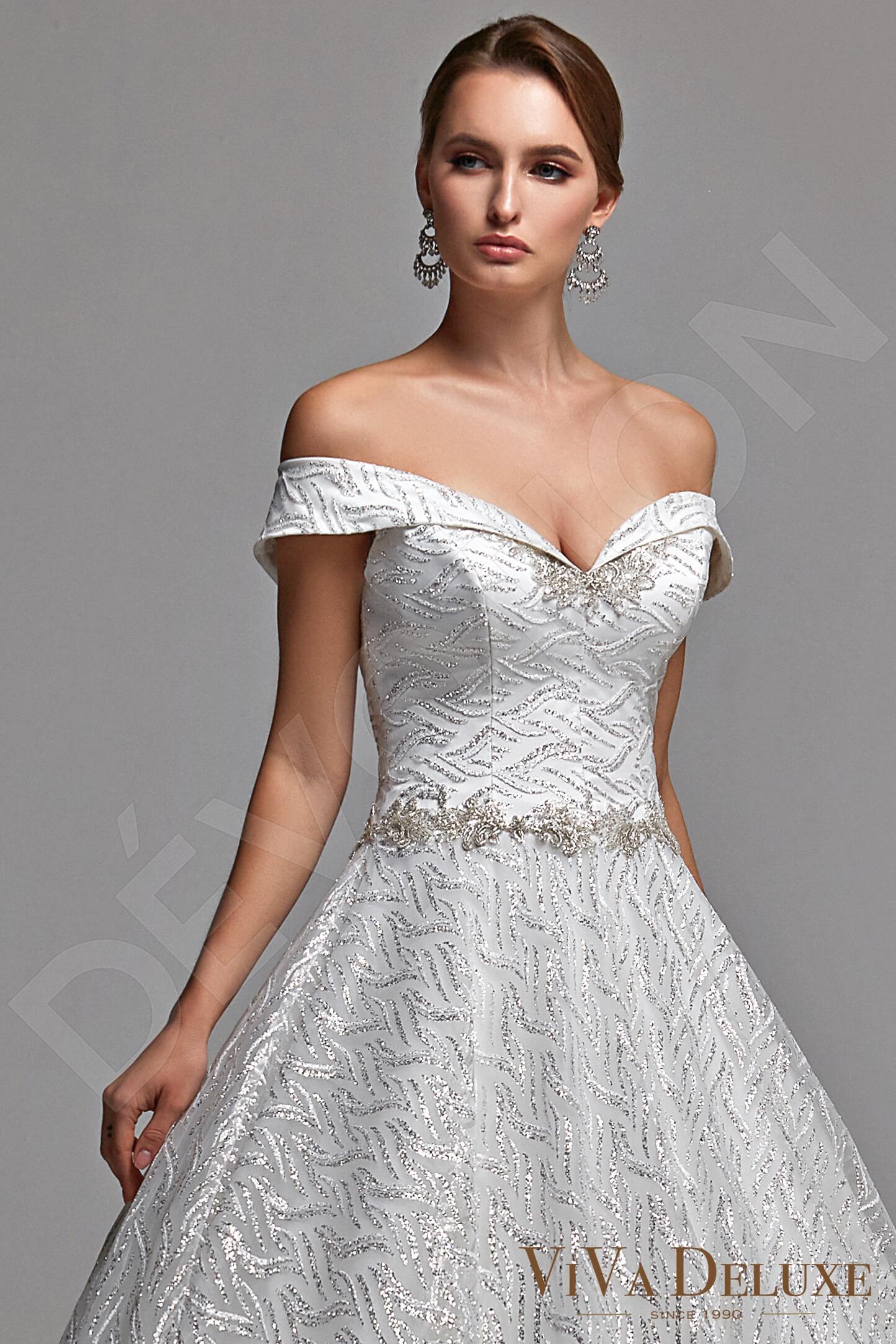 Perla Open back Princess/Ball Gown Sleeveless Wedding Dress 2