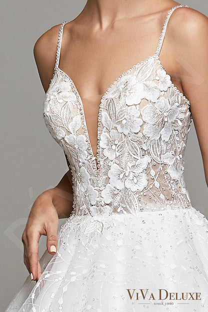 Glorie Open back Princess/Ball Gown Straps Wedding Dress 4