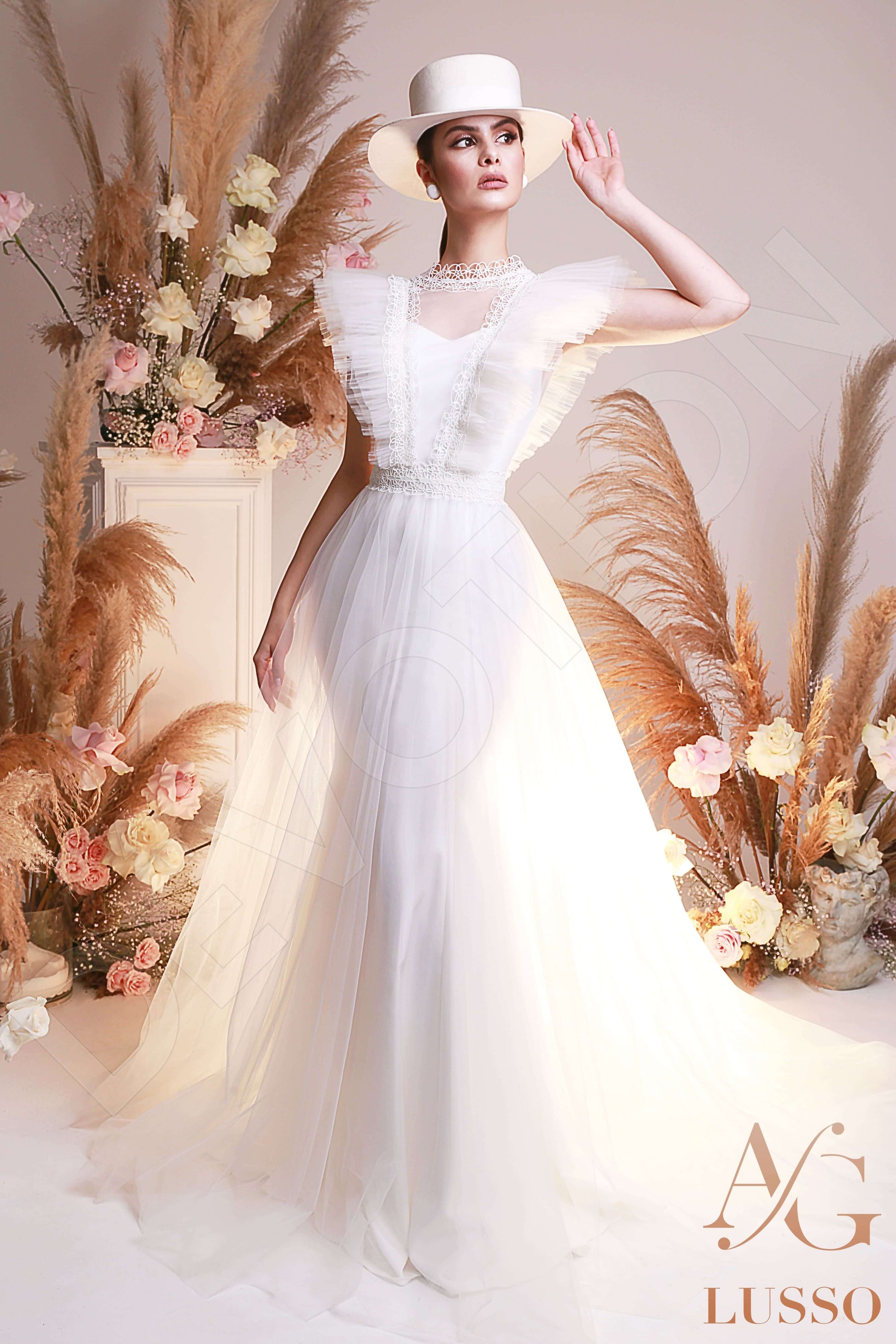 Thada Trumpet/Mermaid Sweetheart Lightivory Wedding dress