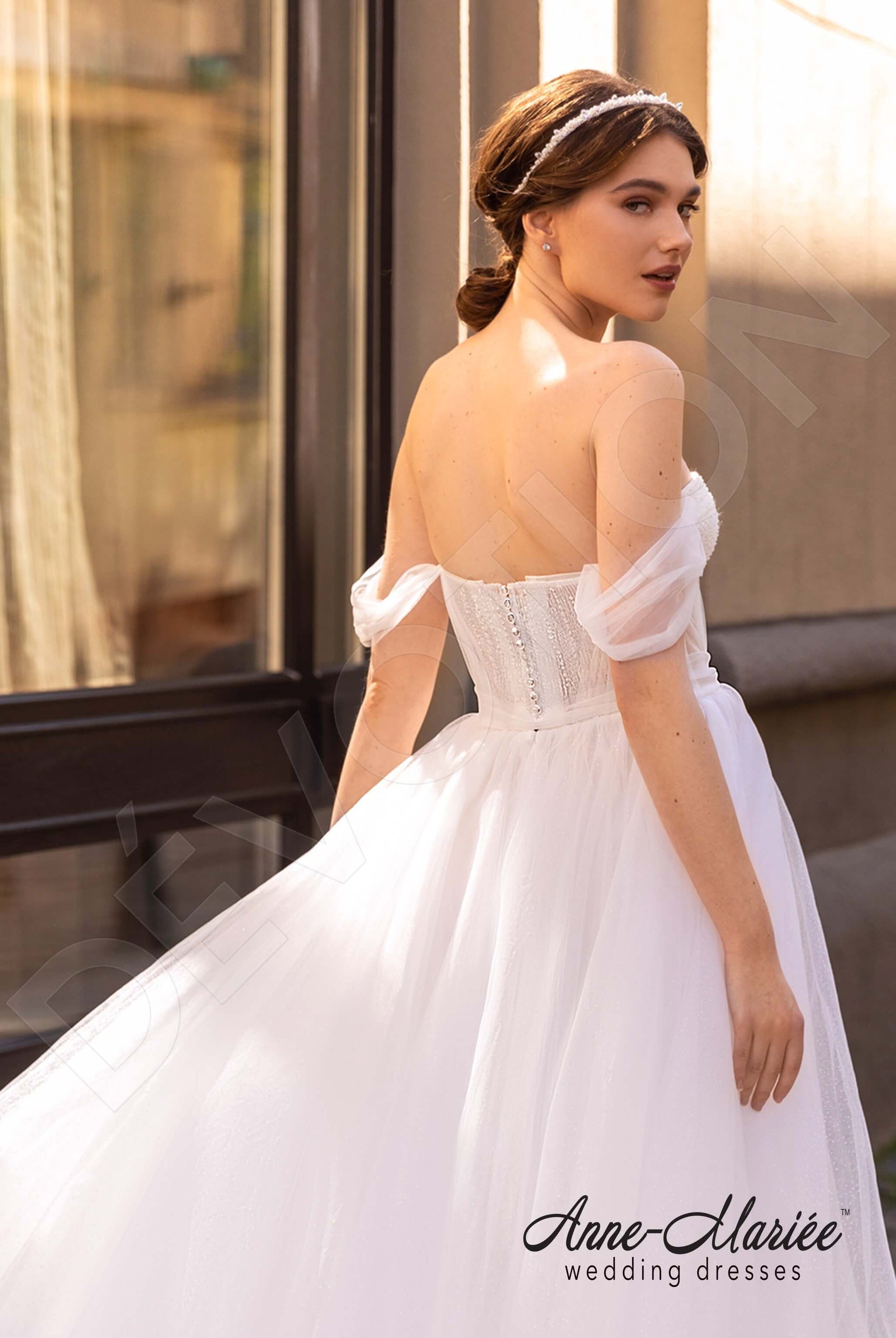 Pirret A-line Sweetheart Milk Wedding dress